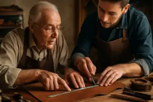 La lavorazione artigianale della pelle spiegata passo dopo passo: tecniche tramandate nel tempo