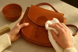 Come si elimina una macchia d’acqua su una borsa artigianale? Il trucco pratico che funziona subito