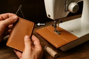 Qual è la differenza tra cucitura a mano e macchina nella pelletteria? Il vantaggio che incide sulla resistenza