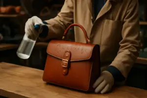 Protezione borse in pelle dalla pioggia: le astuzie usate nei laboratori di pelletteria