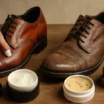 Idratare scarpe in pelle artigianale: perché una crema sbagliata può fare danni irreversibili