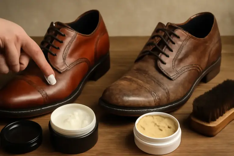 Idratare scarpe in pelle artigianale: perché una crema sbagliata può fare danni irreversibili