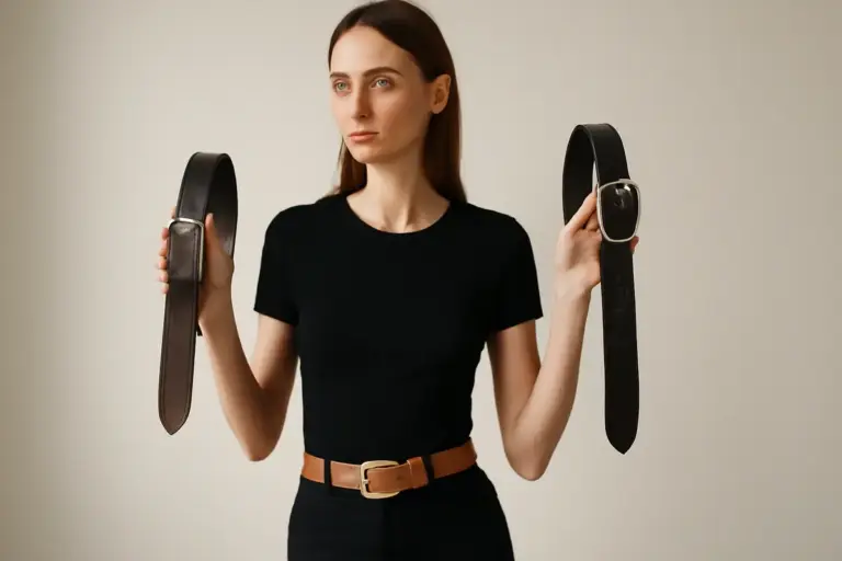 Cinture in pelle artigianale: quale modello meglio valorizza una silhouette moderna
