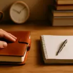 Cosa distingue un copri agenda in pelle artigianale? La differenza che cambia l’esperienza quotidiana