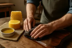 La funzione della cera d’api nella lucidatura artigianale: perché è il segreto di una brillantezza duratura