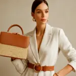 Mixare pelle e tessuti naturali negli accessori è una tendenza? Come ottenere un risultato elegante senza errori