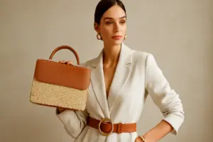 Mixare pelle e tessuti naturali negli accessori è una tendenza? Come ottenere un risultato elegante senza errori