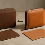 Le differenze tra pelle crosta e pelle fiore: quali scegliere per accessori durevoli