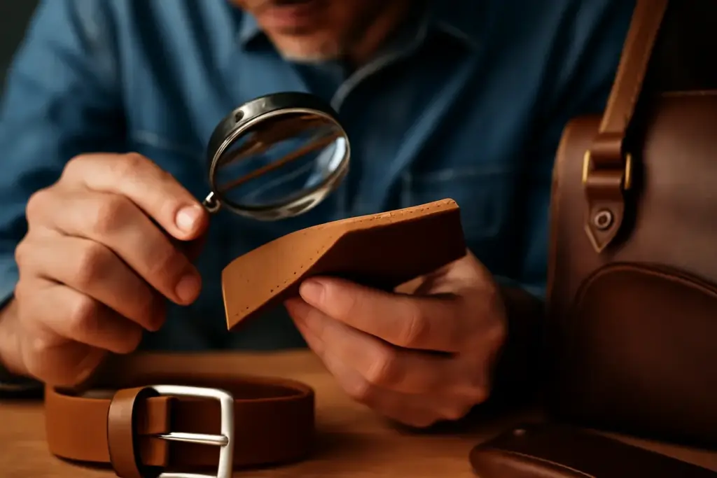 Cosa guardare nel taglio della pelle artigianale? Il particolare che predice la robustezza degli accessori