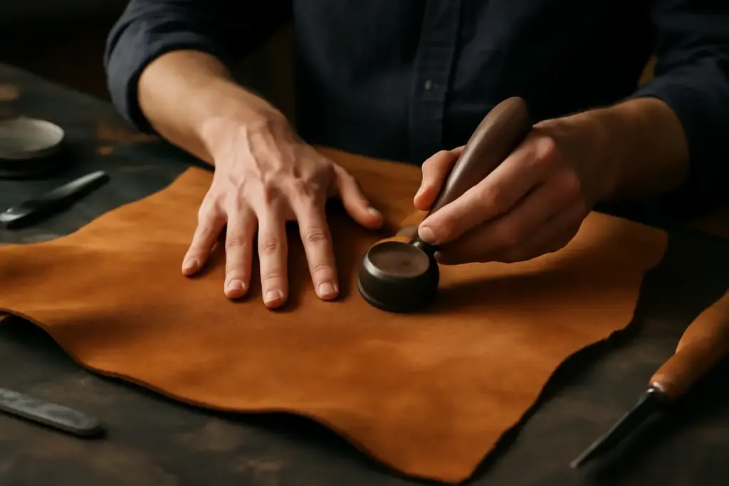 Lavorazione a mano della pelle scamosciata: strategie per valorizzare al meglio la sua texture unica