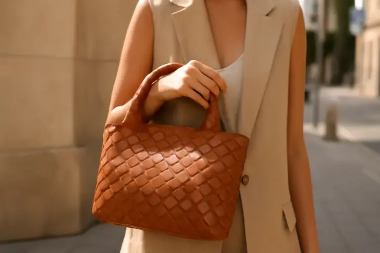 Borsa in pelle intrecciata a mano: dettagli unici che la rendono il must-have di stagione